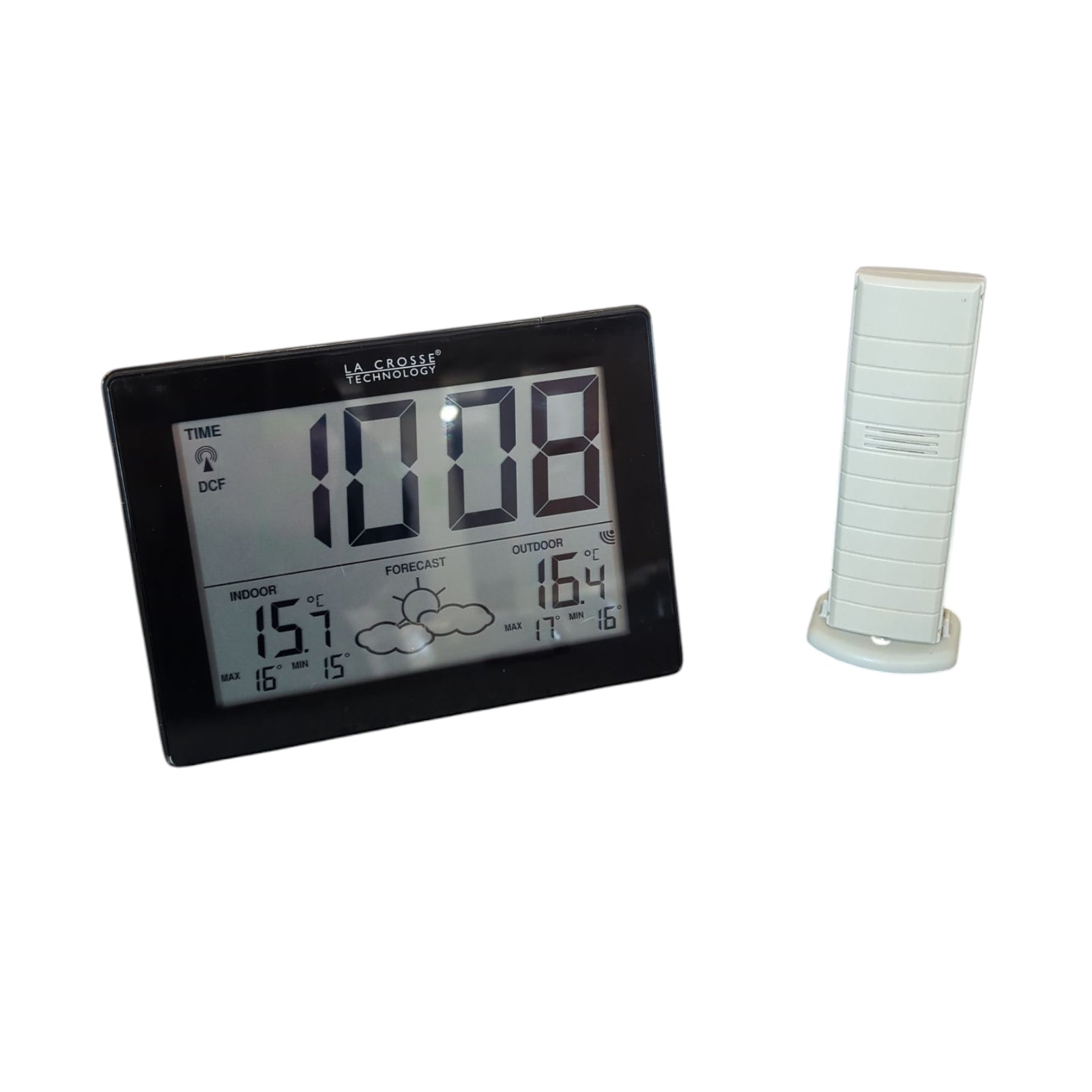 La Crosse WS9180 Wireless Weather Station Indoor Outdoor Temperature Display Black