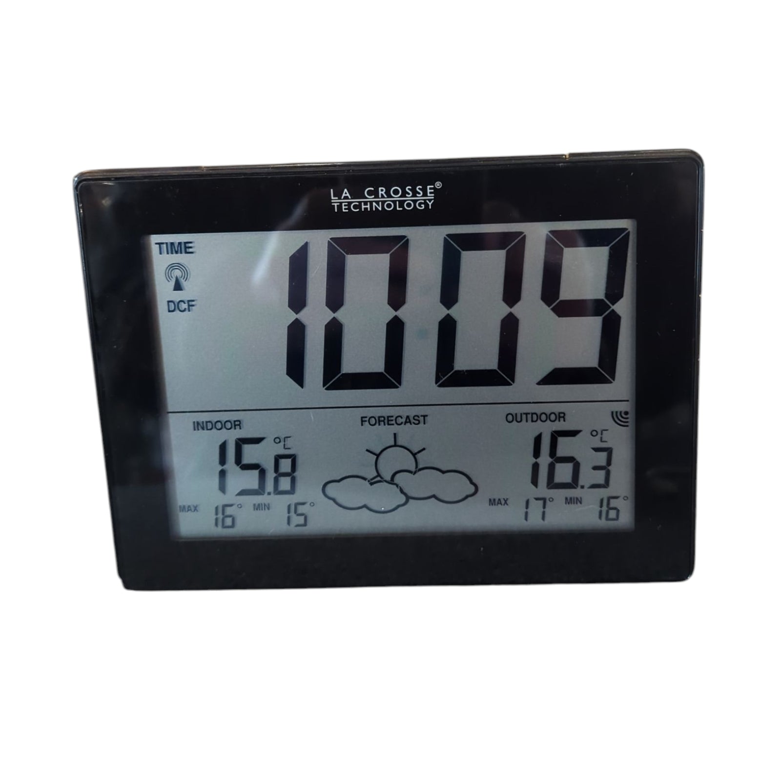 La Crosse WS9180 Wireless Weather Station Indoor Outdoor Temperature Display Black