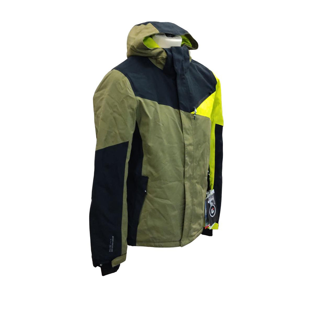 killtec KSW Jugend Skijacke mit Kapuze Schneefang Olivgrün Größe 176