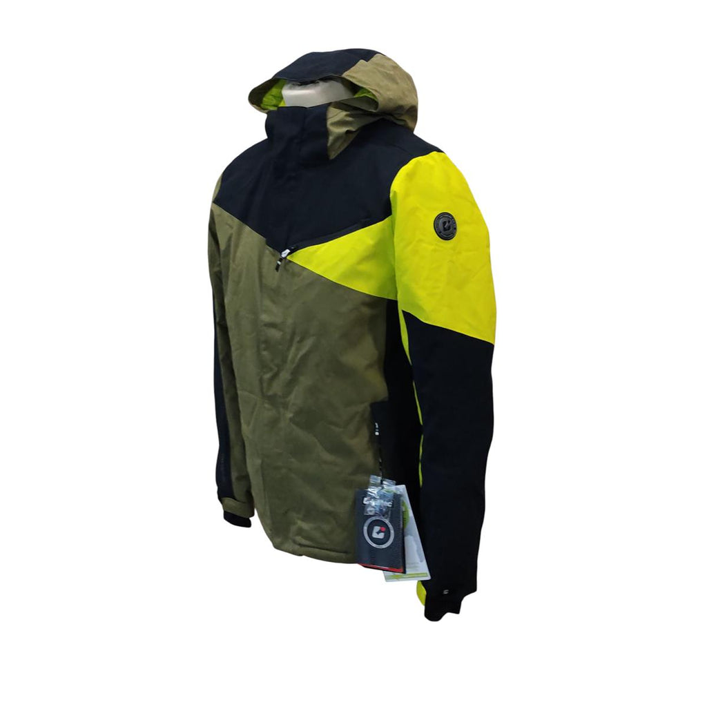 killtec KSW Jugend Skijacke mit Kapuze Schneefang Olivgrün Größe 176