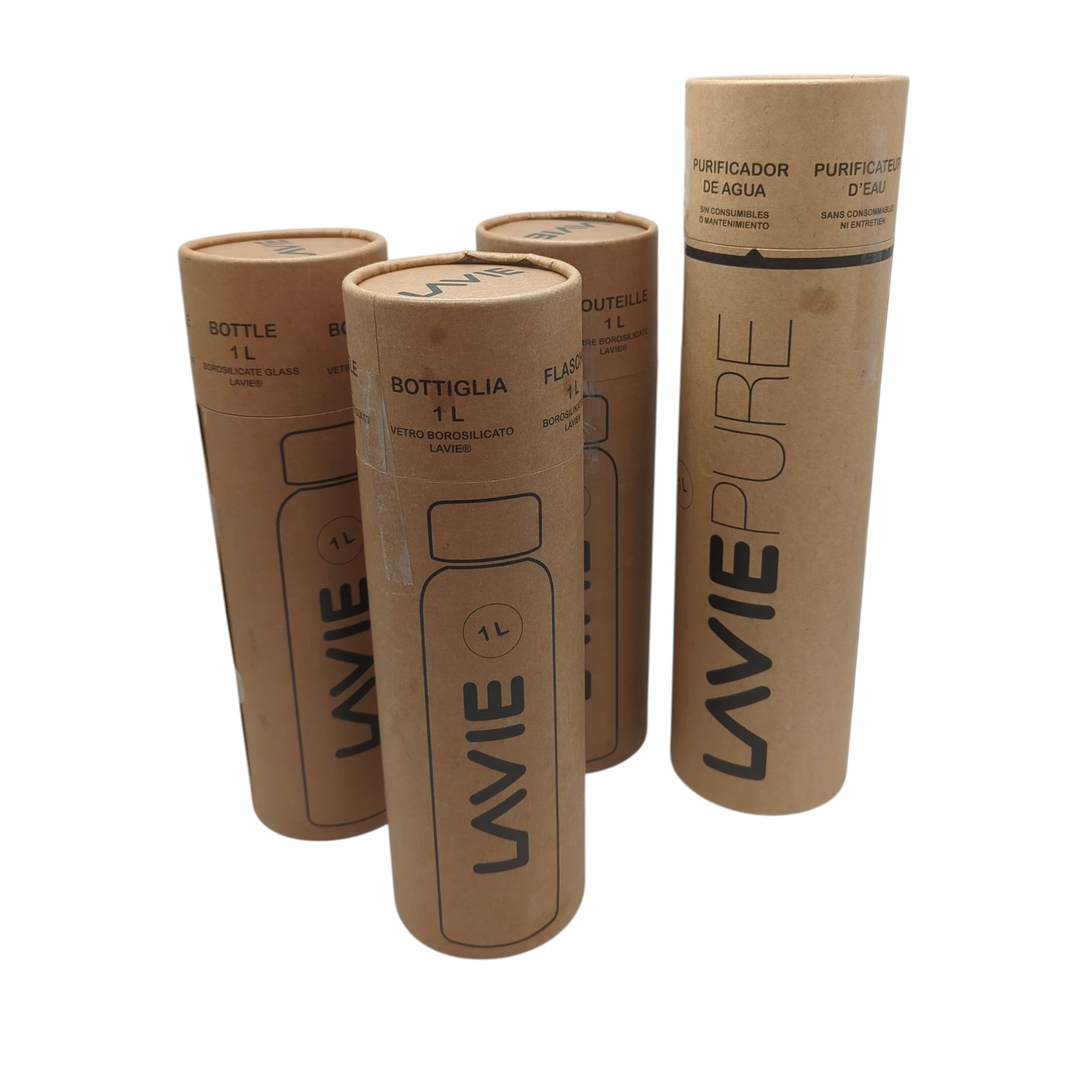 LaVie Pure Wasserreiniger mit UVA-Licht Set 3 Flaschen 1 L