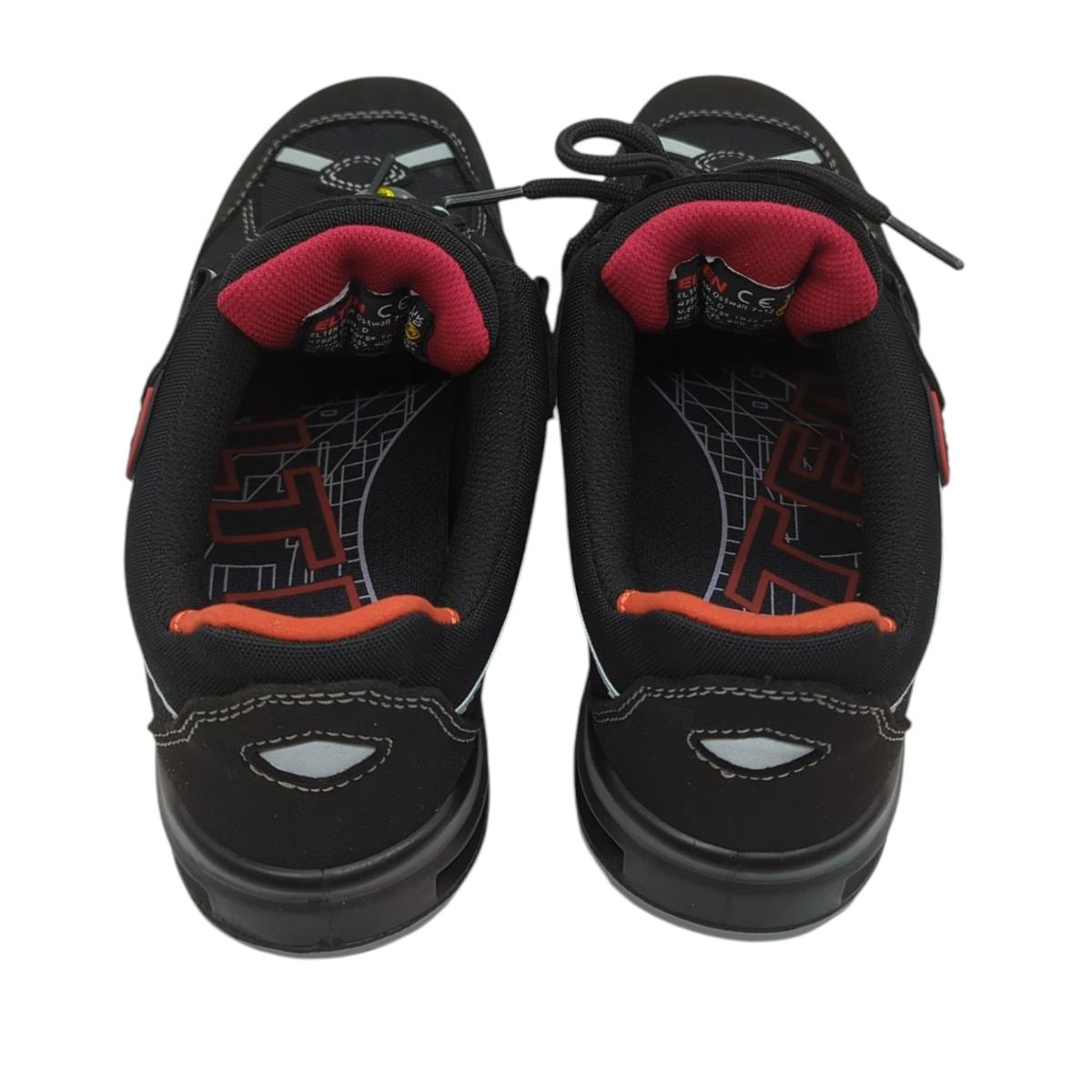 ELTEN SENEX XXT ESD S3 Sicherheitsschuhe Unisex Gr. 40 Schwarz/Rot