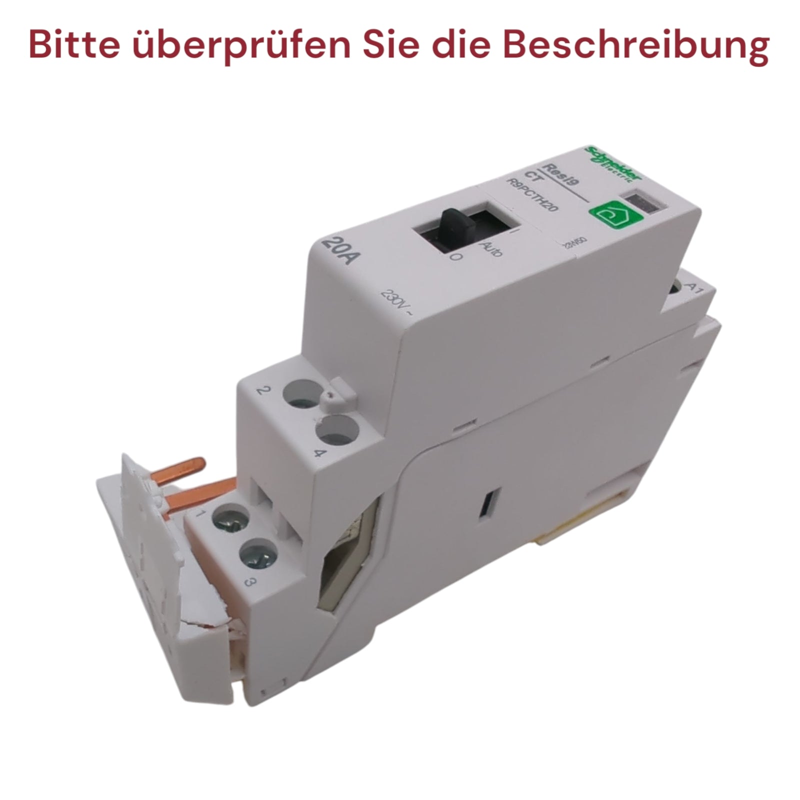 Schneider Electric R9PCTH20 Leitungsschutzschalter 20A Sicherungsautomat Weiß