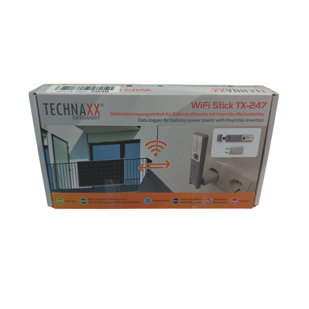 Technaxx WiFi Stick TX-247 Datenlogger für Wechselrichter Hoymiles 800 W 600 W