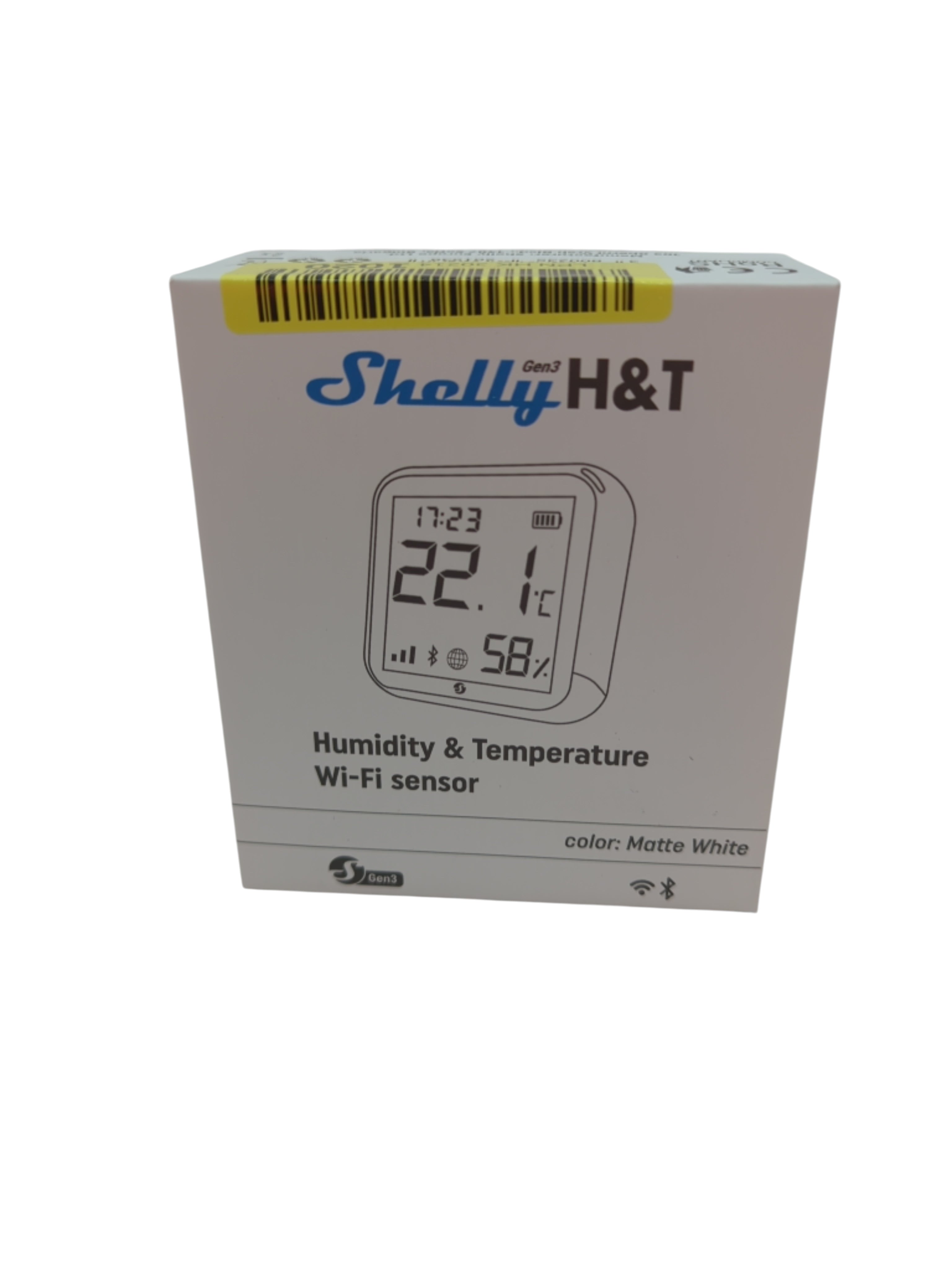 Shelly H&T Gen3 Temperature & Humidity Sensor White
