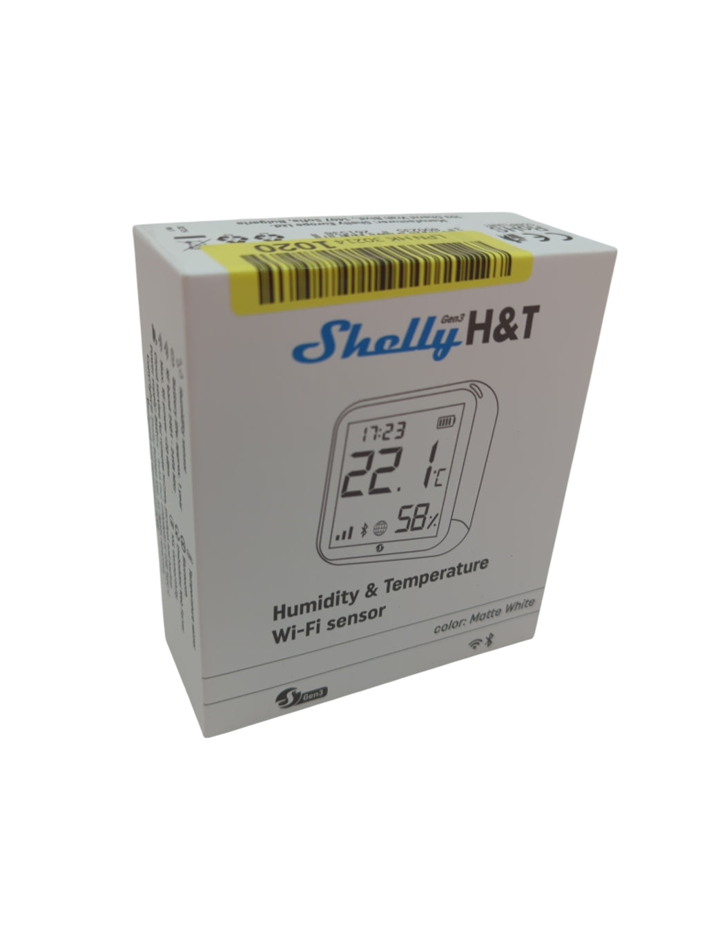 Shelly H&T Gen3 Temperature & Humidity Sensor White