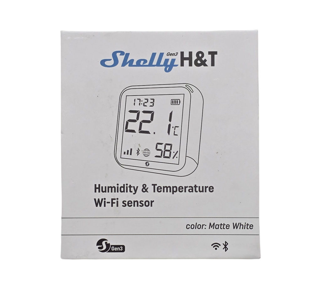 Shelly H&T Gen3 Temperature & Humidity Sensor White