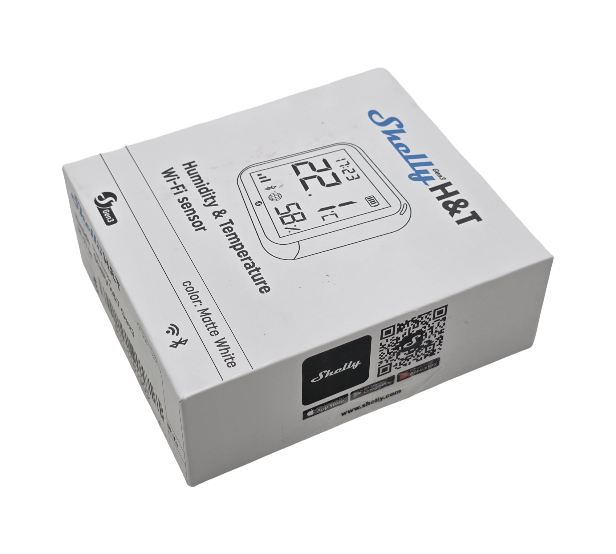 Shelly H&T Gen3 Temperature & Humidity Sensor White
