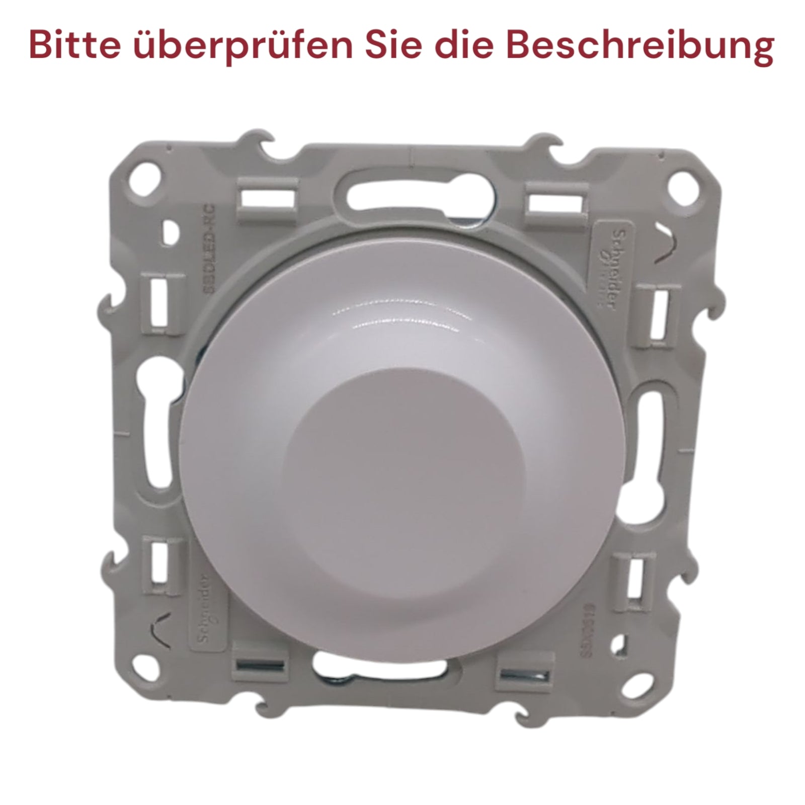 Schneider Electric S520519 Odace LED-Dimmer Universal 3W–100W 2/3-adrig