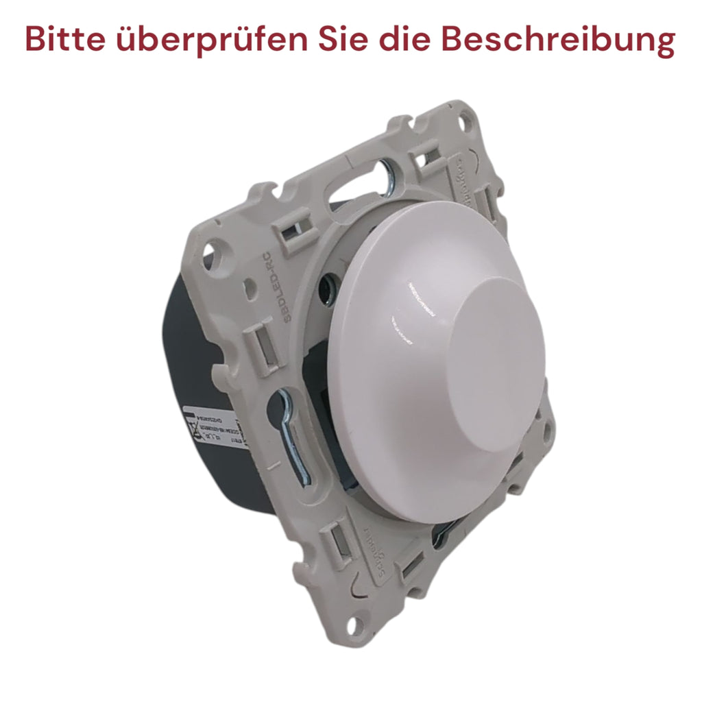 Schneider Electric S520519 Odace LED-Dimmer Universal 3W–100W 2/3-adrig