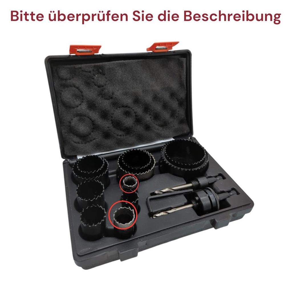 VEVOR Bi-Metall Lochsägen Set 11tlg 19–76mm 2 Bohrer