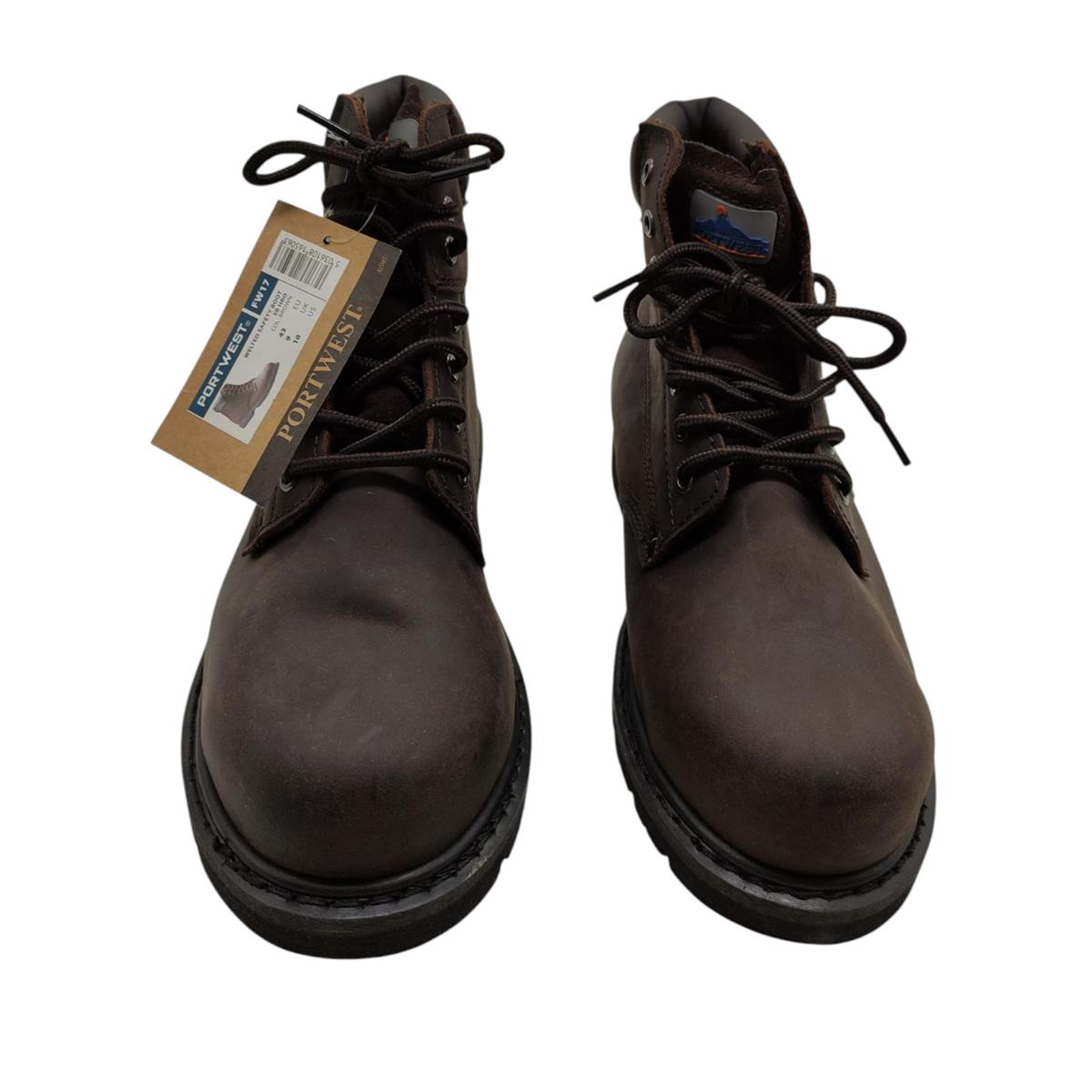 Portwest Steelite Welted SB HRO Boots Brown Size 43