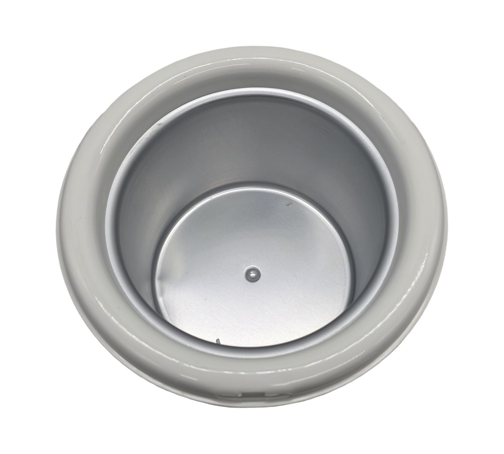 Vpcok Direct Eismaschine 1,5L Edelstahl Eisbereiter ohne Kompressor
