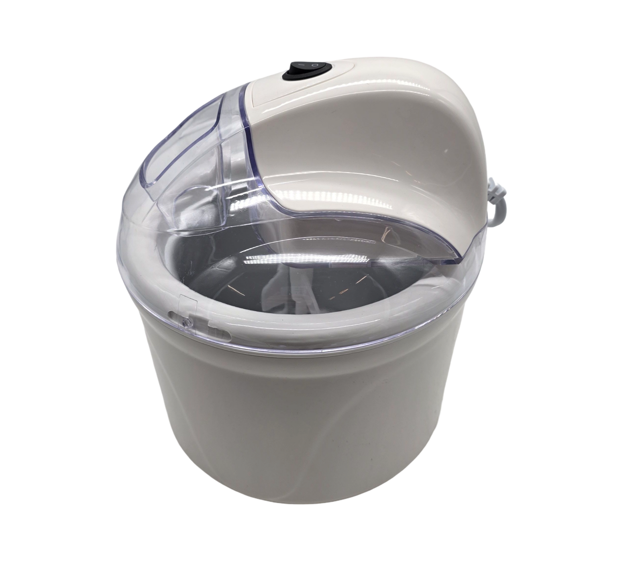 Vpcok Direct Eismaschine 1,5L Edelstahl Eisbereiter ohne Kompressor