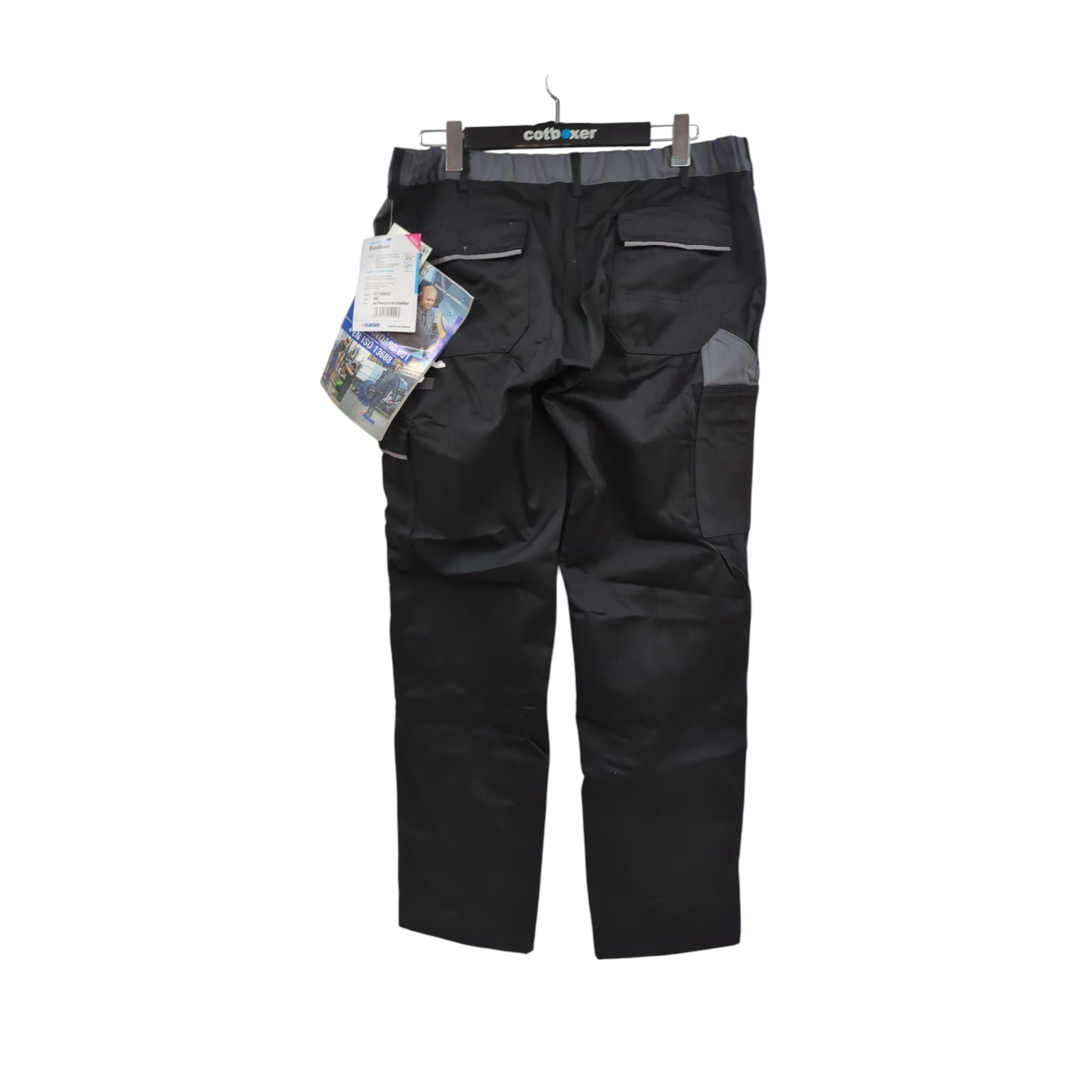Planam Highline Damen Bundhose 2718 Gr. 42 Schwarz/Schiefer/Zink