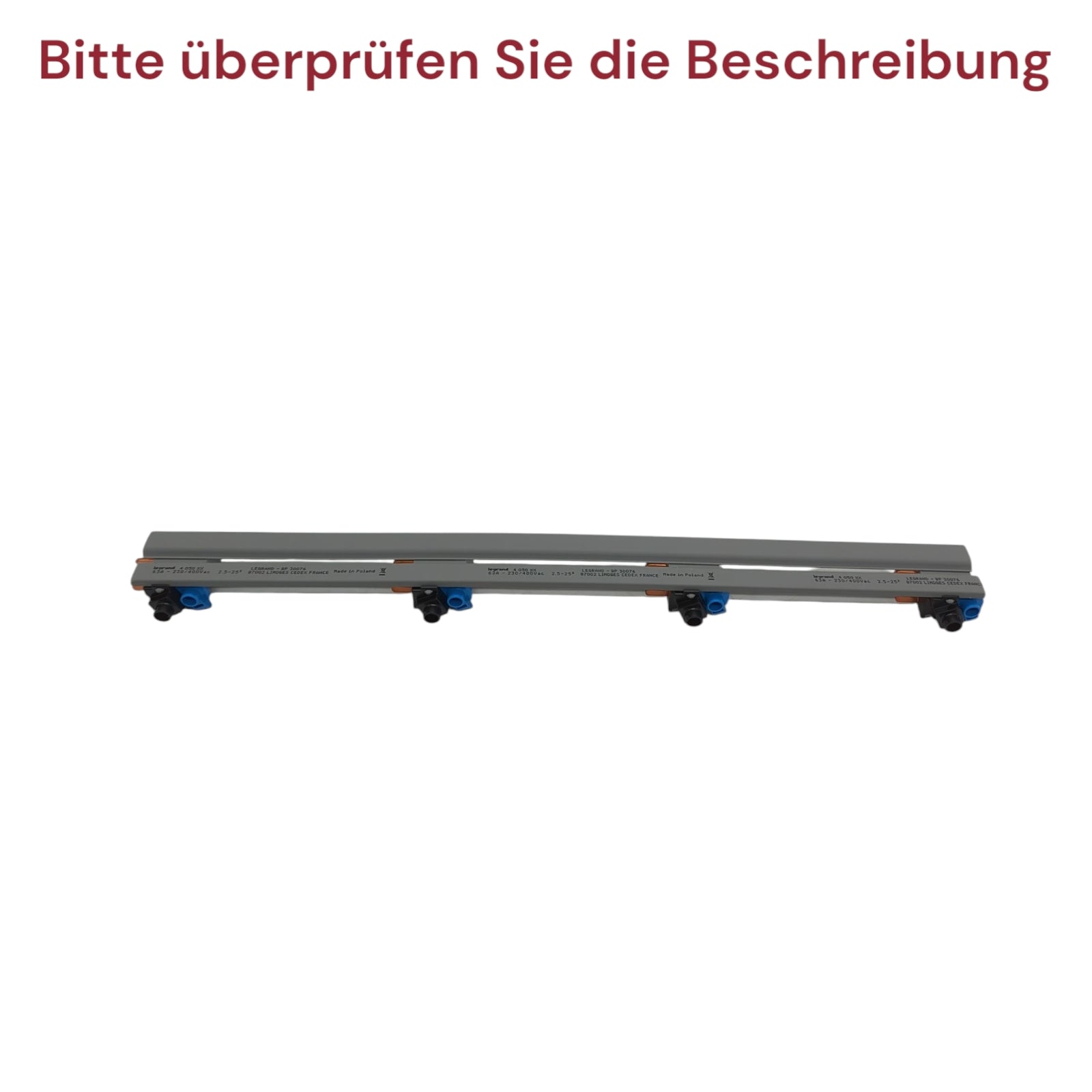 Legrand Vertical Rail Distribution Box 4 Rows 13 Modules