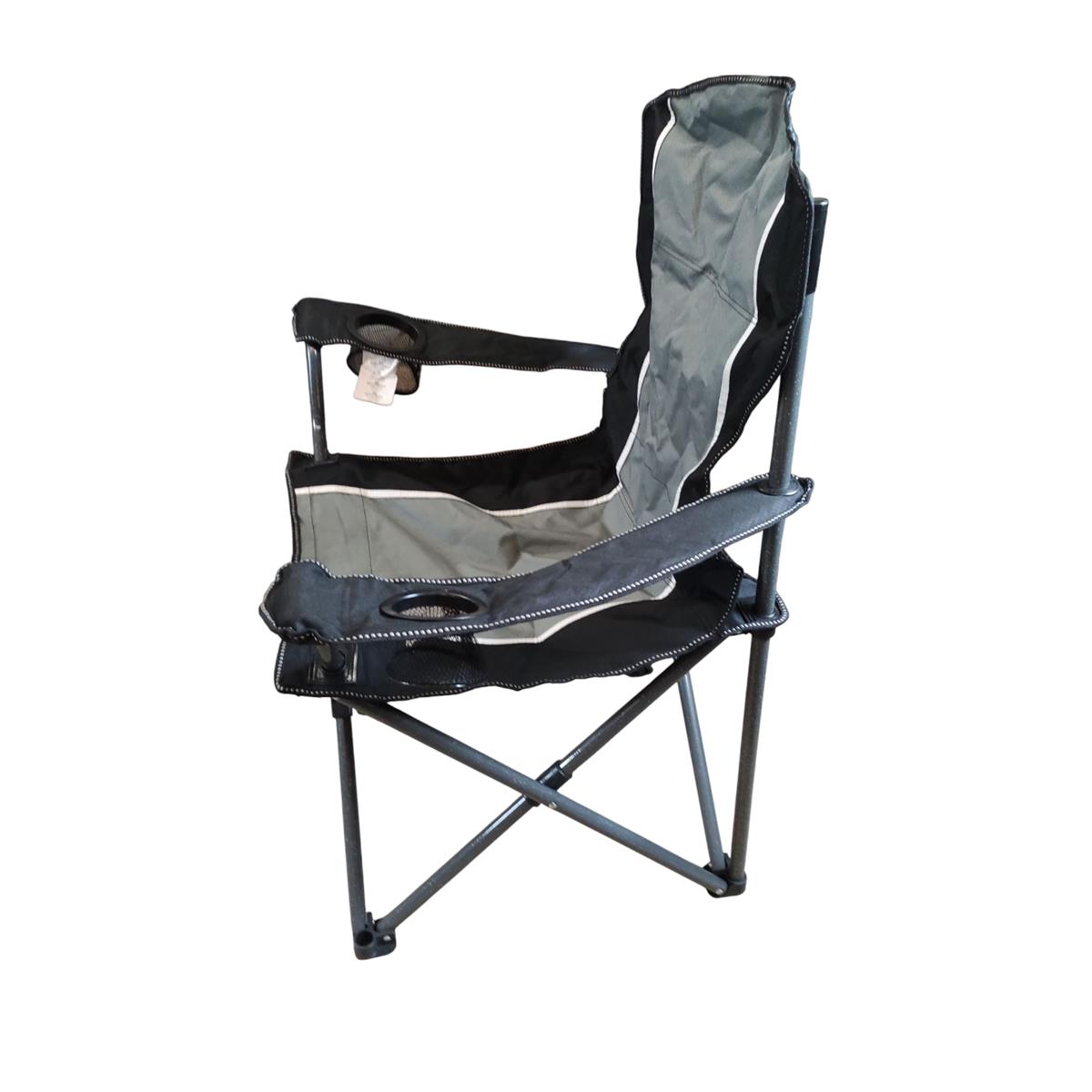 HIGH POINT SPORTS Faltstuhl Campingstuhl Klappstuhl mit Armlehnen bis 102 kg