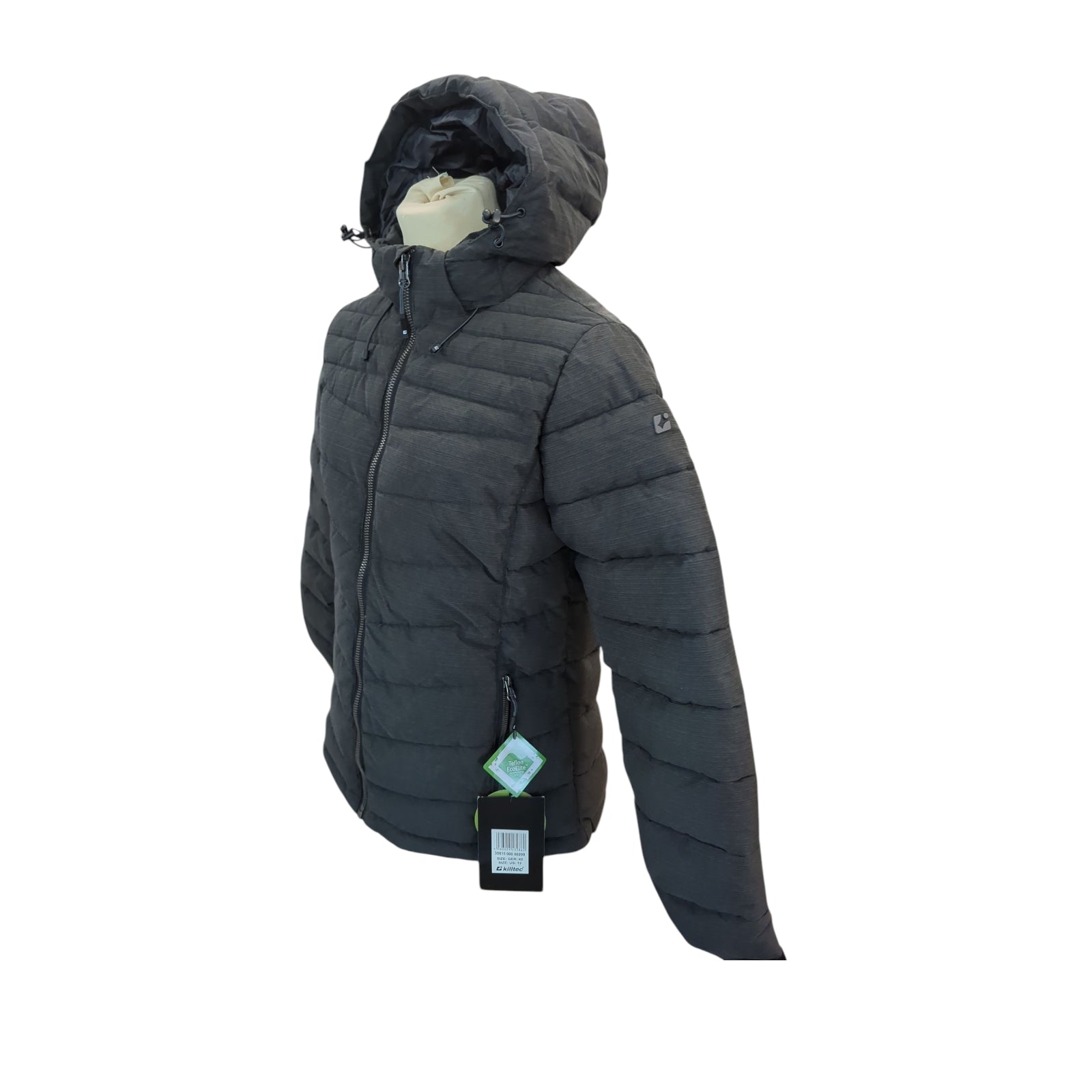 Killtec Skane WMN Women's Quilted Jacket Black 42 with Hood