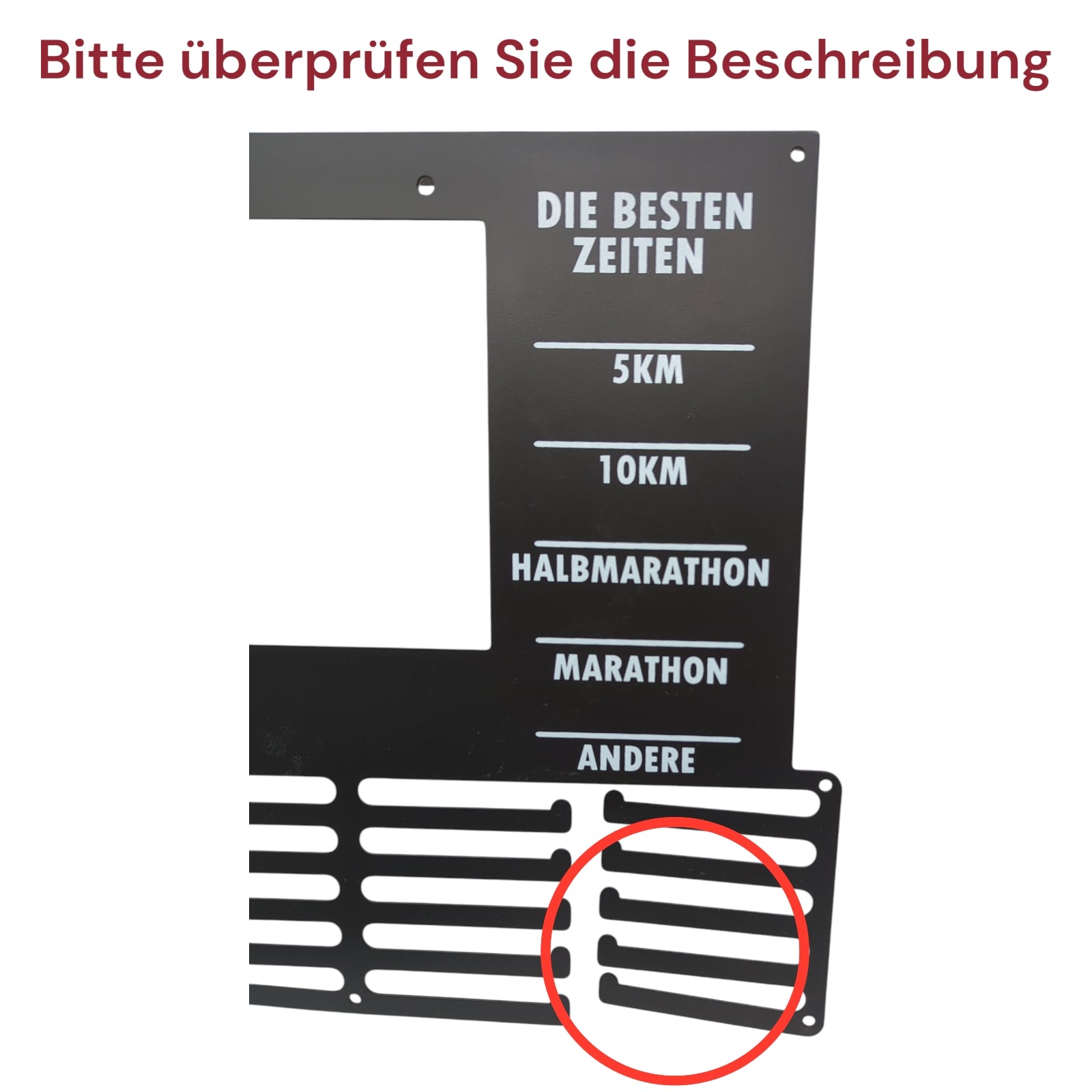 RUNGIFT Medaillenhalter & Startnummernhalter Wandhalter für Laufmedaillen