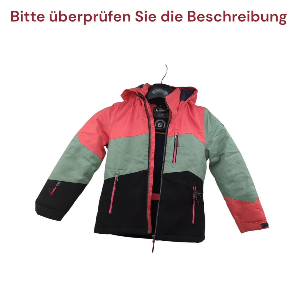 killtec Lynge Girls' Functional Jacket with Hood 140 Coral