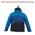 killtec Boys' Functional Jacket with Hood and Snow Skirt 164 Blue