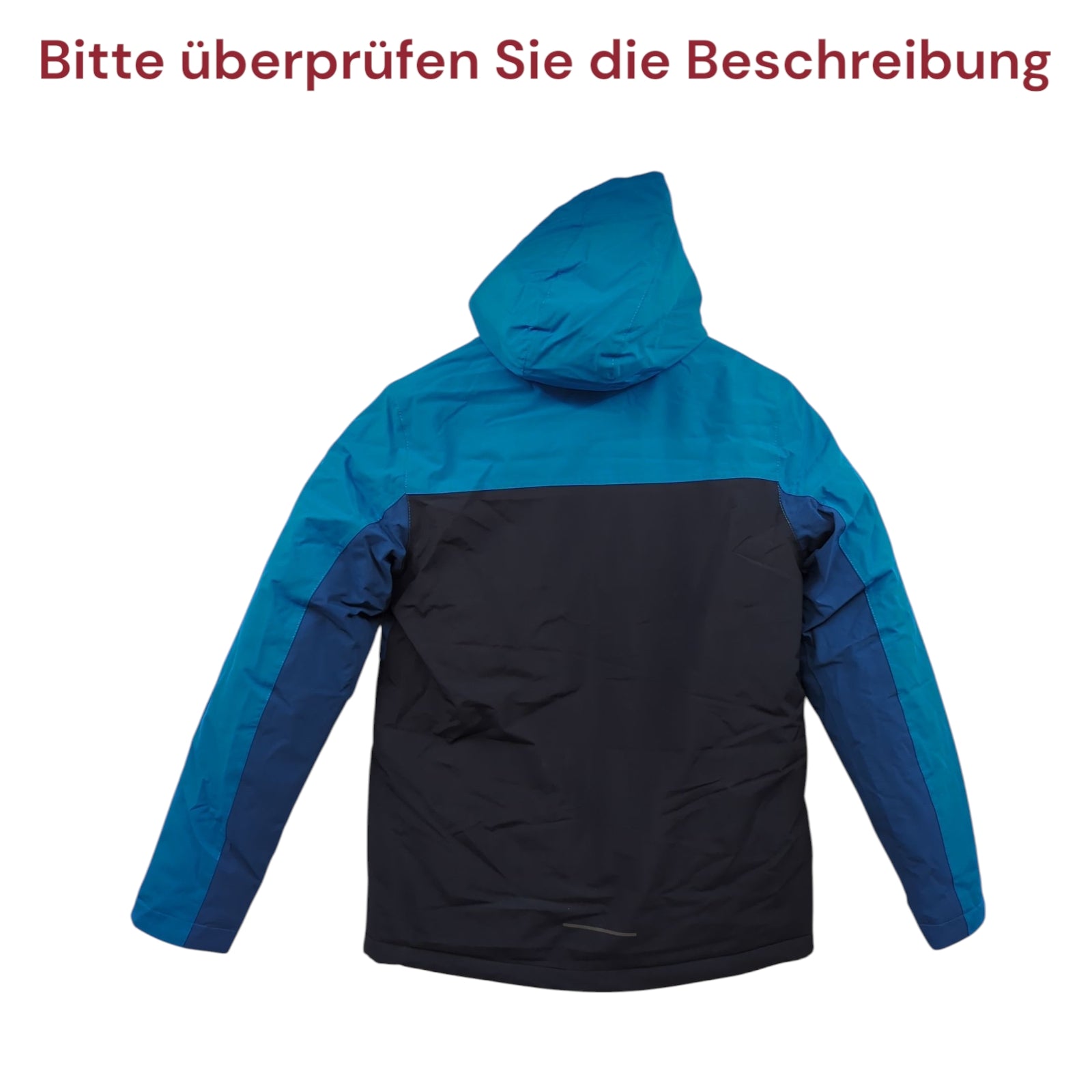 killtec Boys' Functional Jacket with Hood and Snow Skirt 164 Blue