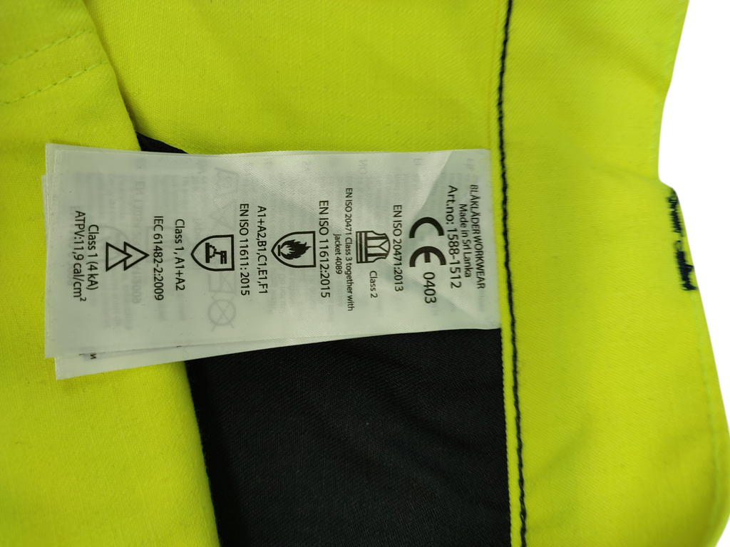Blaklader 1588 Multinorm Arbeitshose High-Vis Gelb Marineblau C50