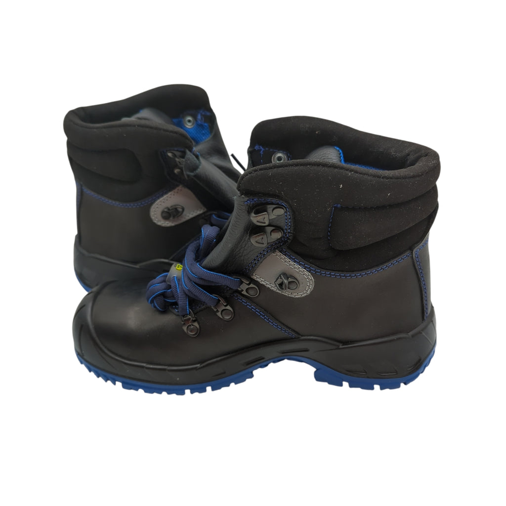 ELTEN ALESSIO Mid Sicherheitsschuhe ESD S3 Leder schwarz blau 37