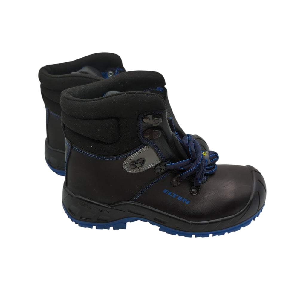 ELTEN ALESSIO Mid Sicherheitsschuhe ESD S3 Leder schwarz blau 37