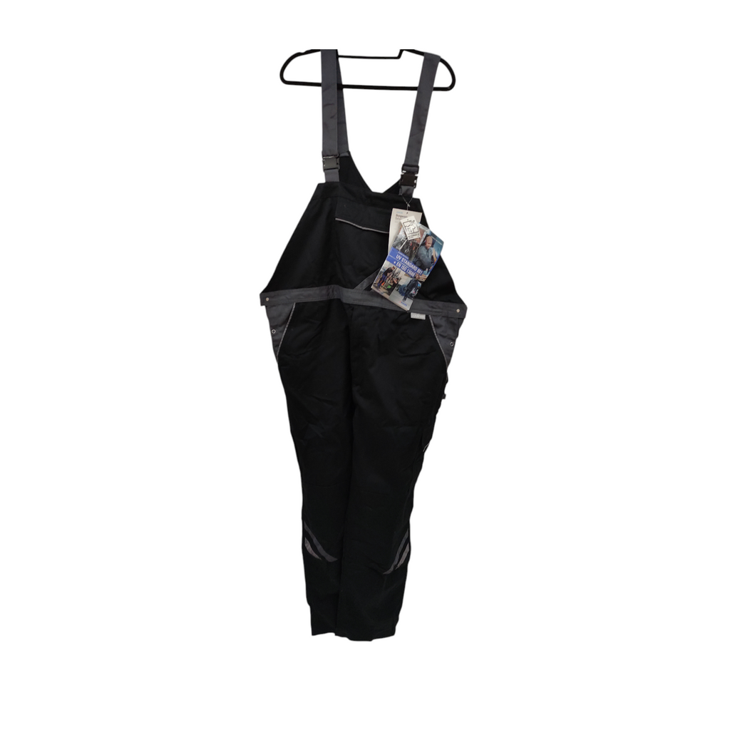 Planam Highline Latzhose schwarz schiefer zink Größe 64