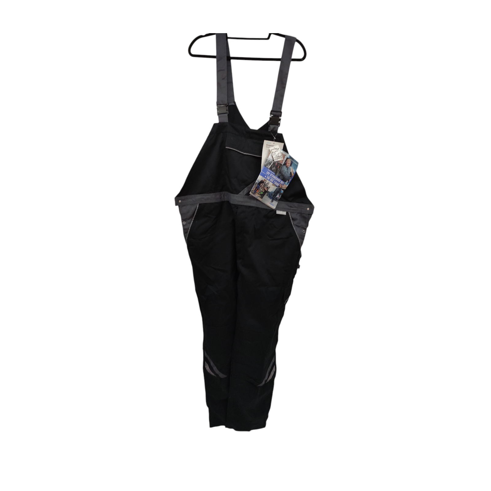 Planam Highline Latzhose schwarz schiefer zink Größe 64