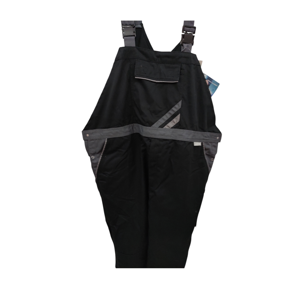 Planam Highline Latzhose schwarz schiefer zink Größe 64