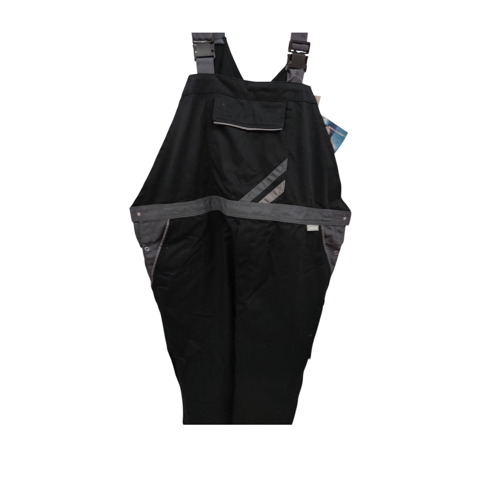 Planam Highline Latzhose schwarz schiefer zink Größe 64