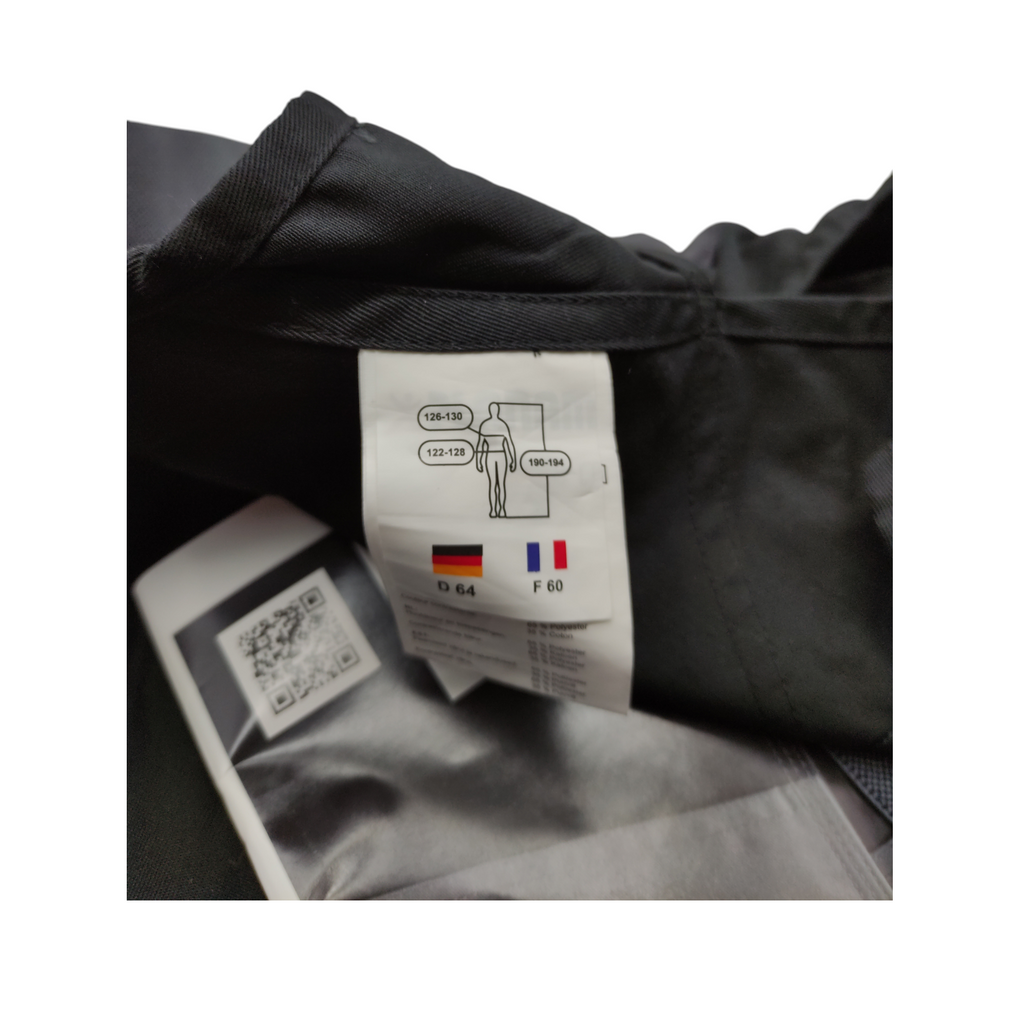Planam Highline Latzhose schwarz schiefer zink Größe 64