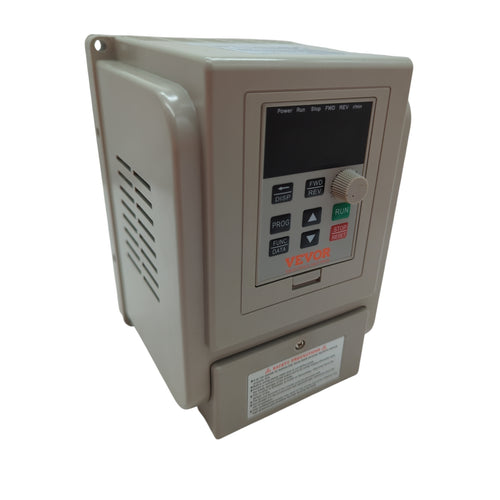 VEVOR Frequenzumrichter 2,2 kW 3 PS 10A VFD 0-400Hz 1-phasig 3-phasig