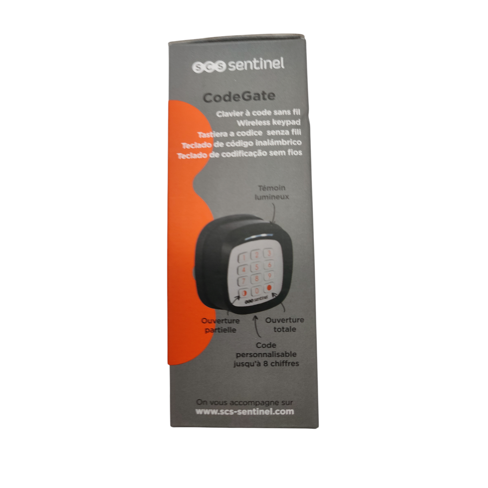 SCS Sentinel AAA0045 Code-Tastatur kabellos 433,92 MHz