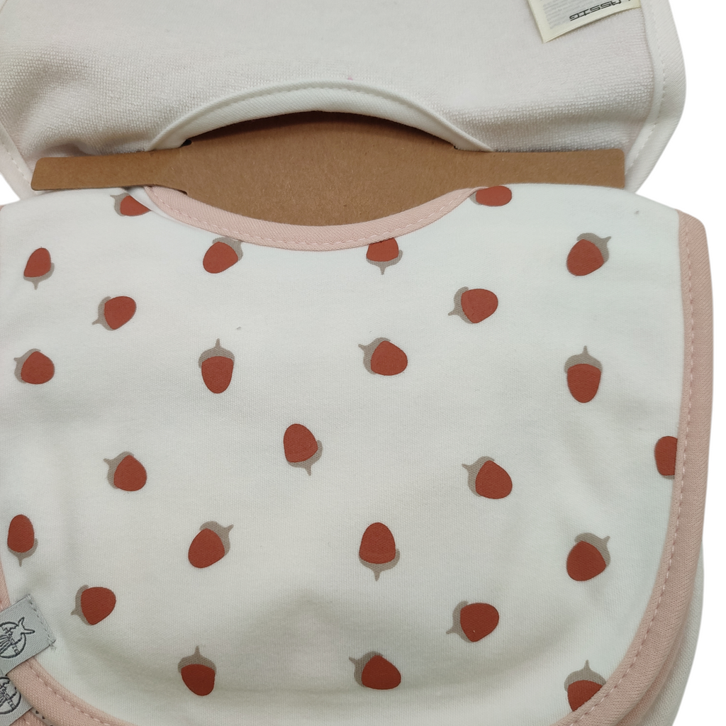 LÄSSIG Set mit 5 Lätzchen für Babys  Baumwolle wasserdicht