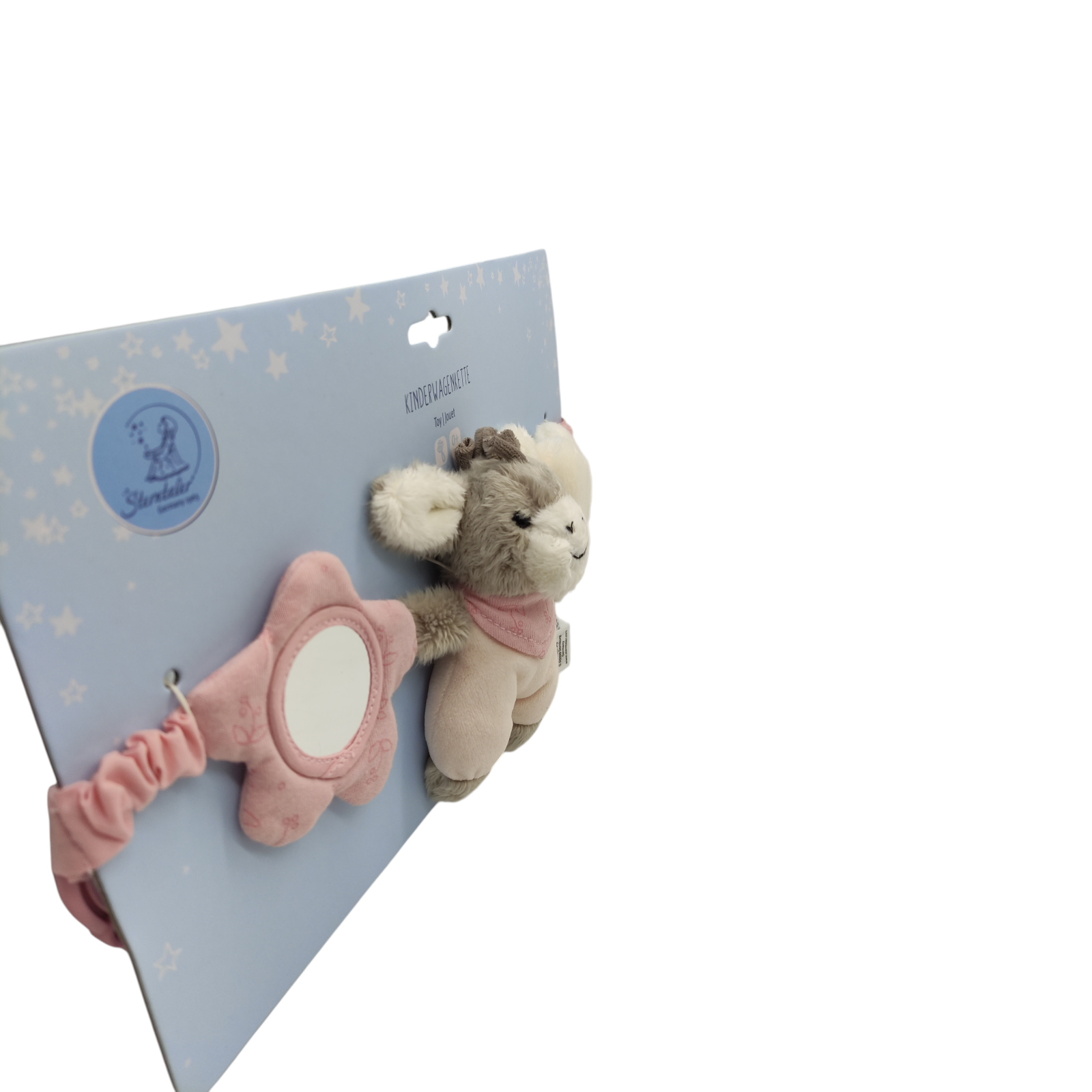Sterntaler Emmi Girl Flora Kinderwagenkette Esel Motiv rosa
