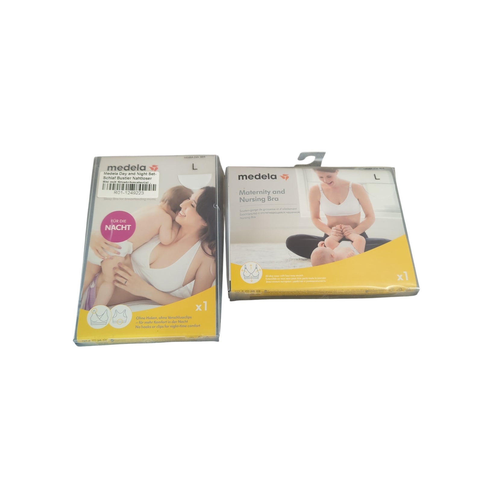Medela Day and Night Set Schlaf-Bustier Still-BH ohne Bügel Gr. L
