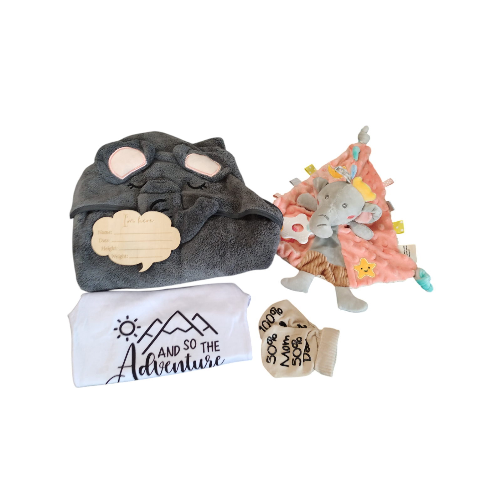 Promise Babe Geschenkset Baby Erstausstattung Neugeborene Decke Badetuch Socken