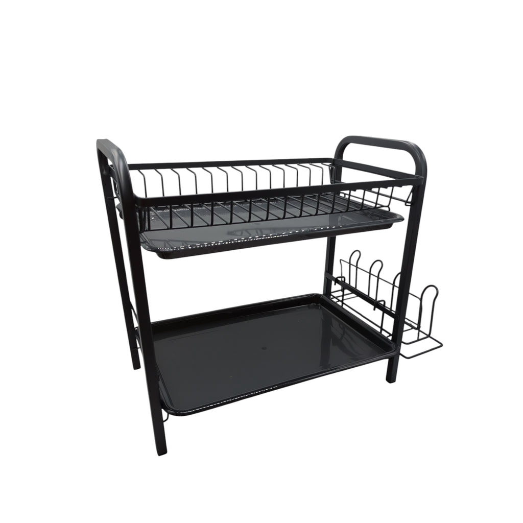 VEVOR 2-Tier Stainless Steel Dish Drying Rack 546 x 249 x 396 mm