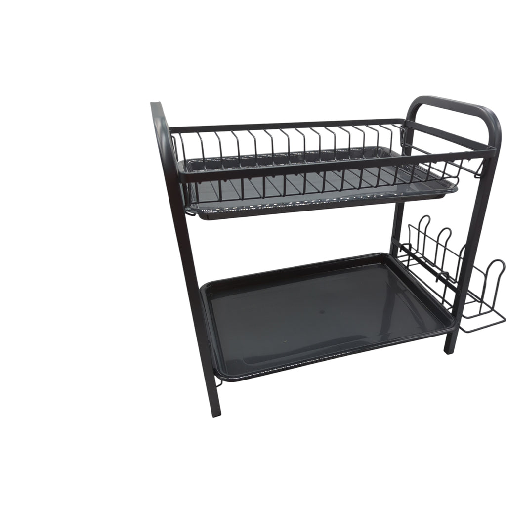 VEVOR 2-Tier Stainless Steel Dish Drying Rack 546 x 249 x 396 mm