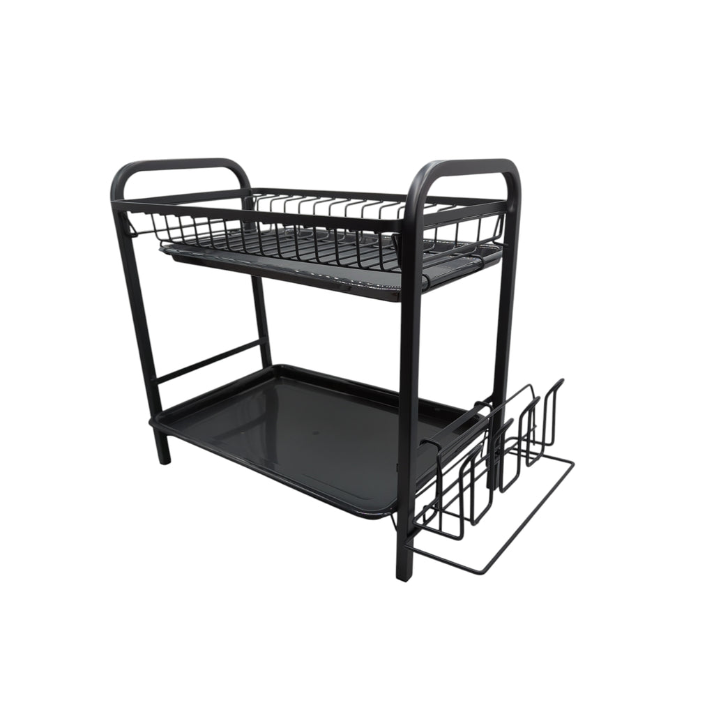 VEVOR 2-Tier Stainless Steel Dish Drying Rack 546 x 249 x 396 mm