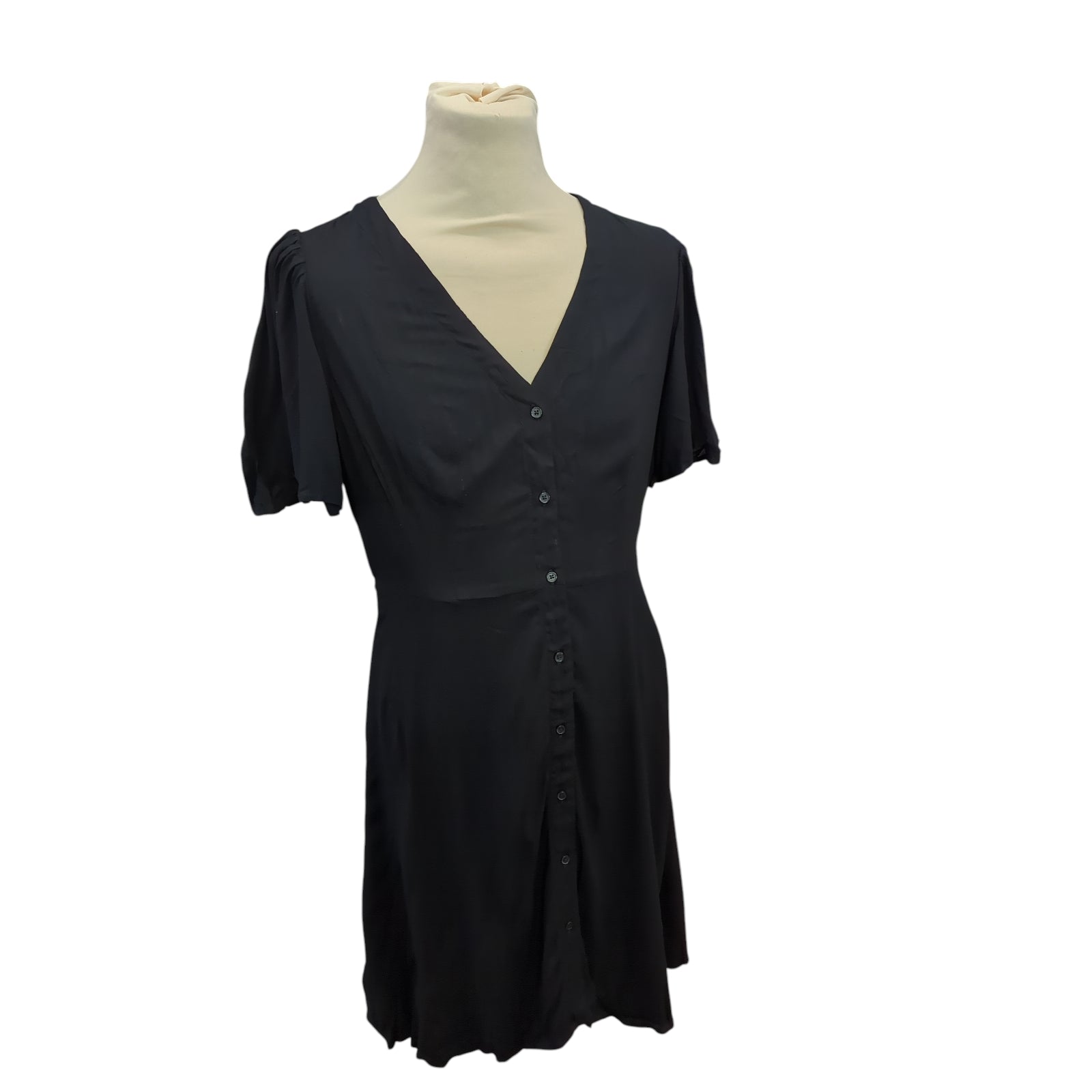 VERO MODA Vmalba SS Wvn Ga Noos Damen Kurzkleid Größe L