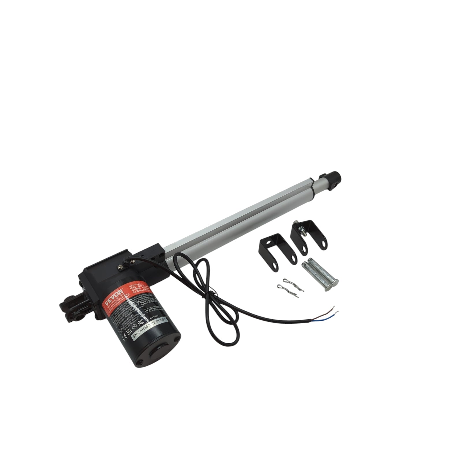 VEVOR Linearantrieb 6000 N DC 12 V IP44 250 mm Hub 5 mm/s
