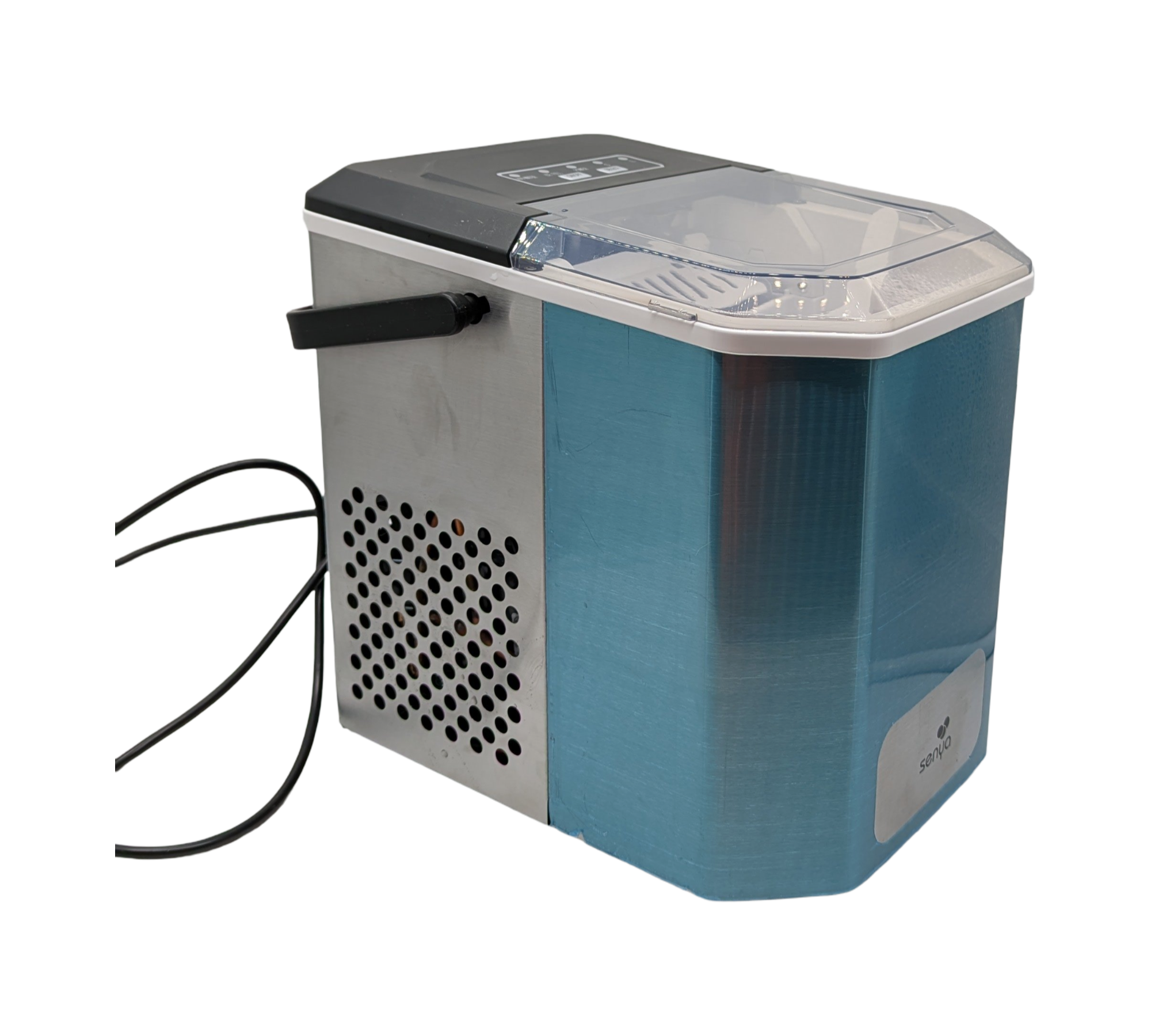 SENYA Eiswürfelmaschine Eismaschine 12 kg/Tag 1,3 Liter LED Edelstahl