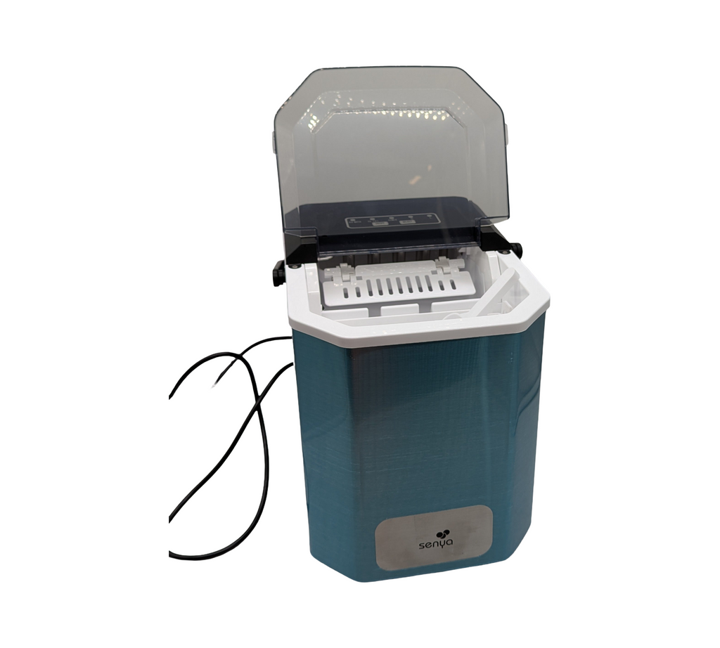 SENYA Eiswürfelmaschine Eismaschine 12 kg/Tag 1,3 Liter LED Edelstahl