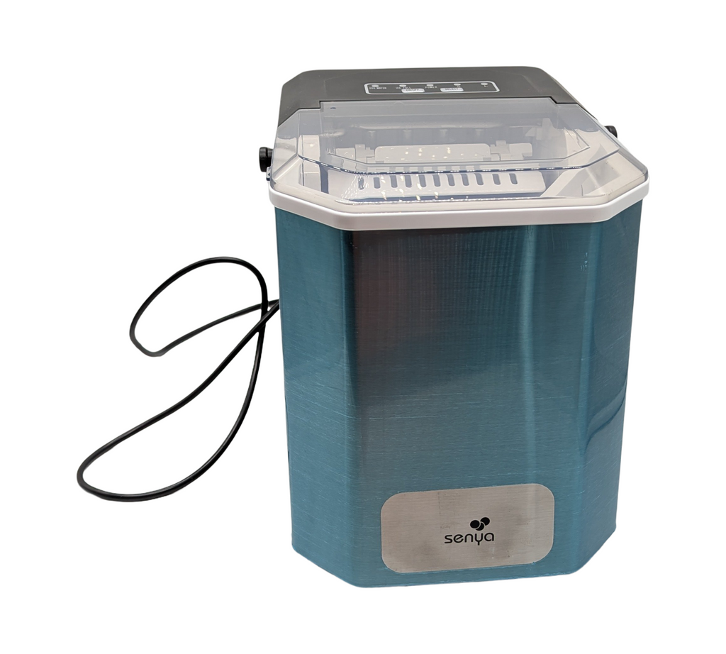 SENYA Eiswürfelmaschine Eismaschine 12 kg/Tag 1,3 Liter LED Edelstahl