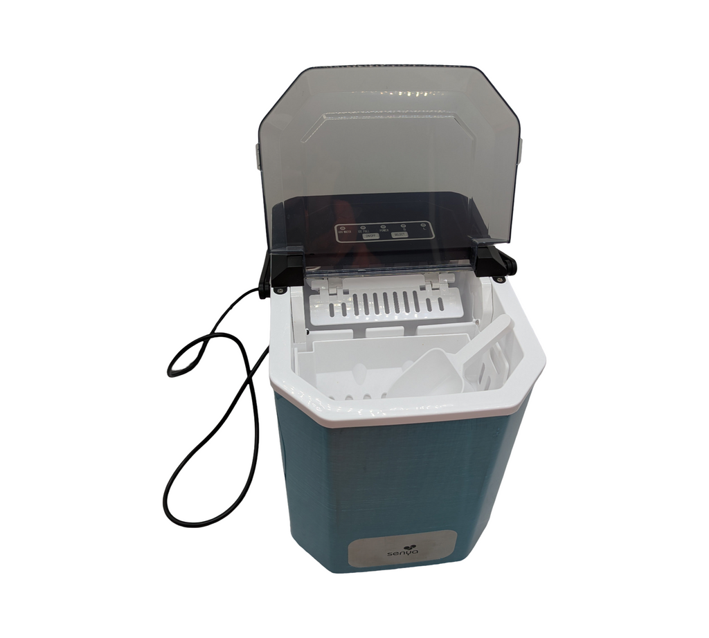 SENYA Eiswürfelmaschine Eismaschine 12 kg/Tag 1,3 Liter LED Edelstahl
