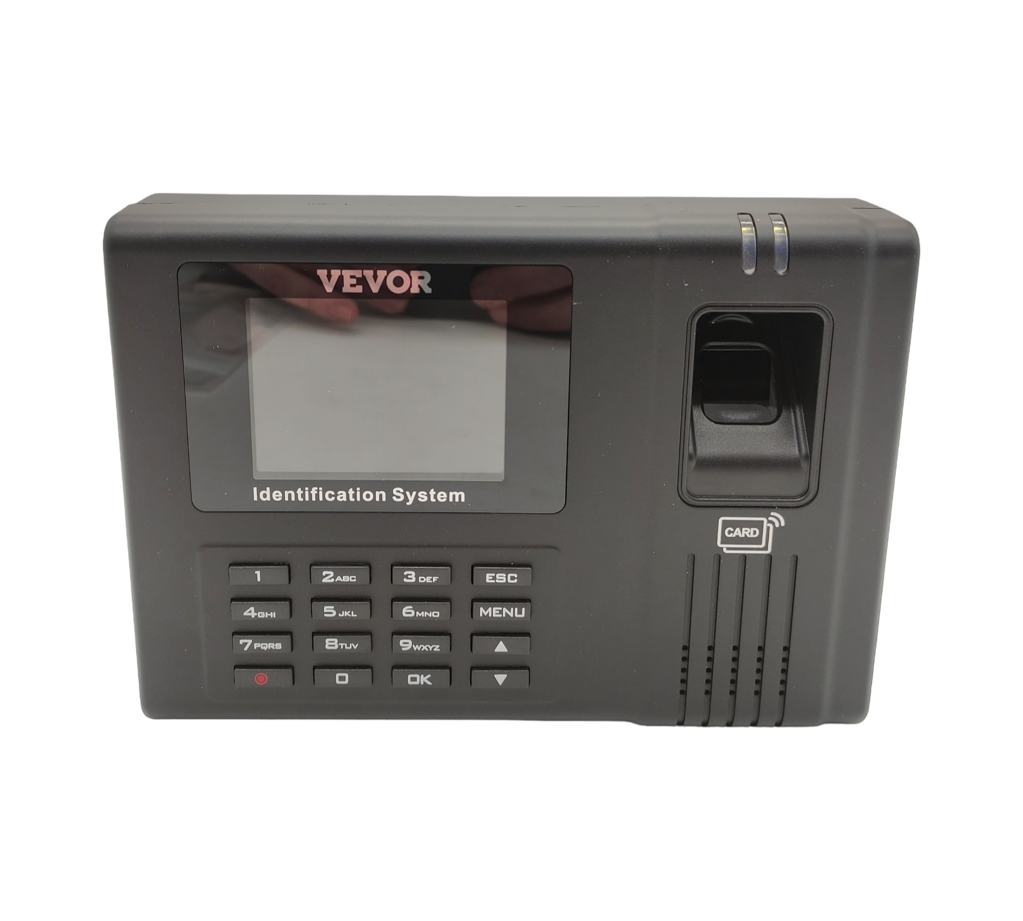 VEVOR Zeiterfassungsmaschine biometrisch Fingerabdruck RFID PIN 5 Karten